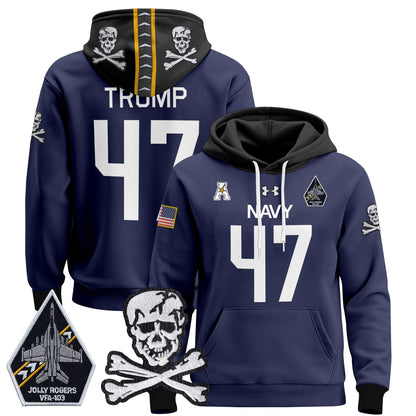 Navy Midshipmen 2024 Pullover Hoodie V2
