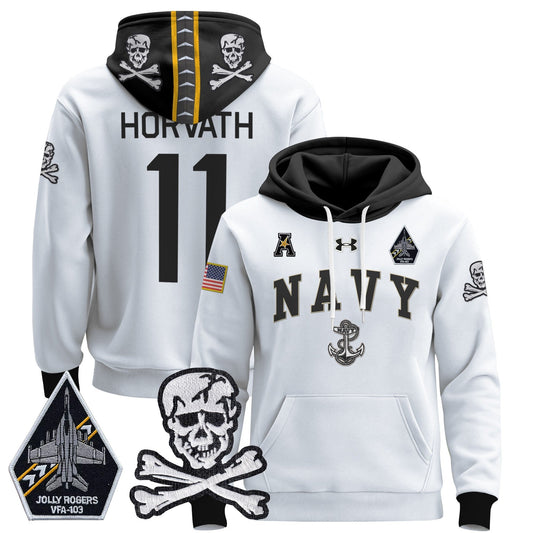 Navy Midshipmen 2024 Pullover Hoodie V4