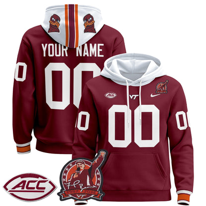 Virginia Tech Hokies 2024 Custom Pullover Hoodie V2