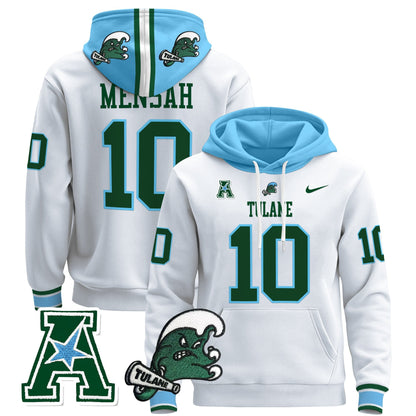Men's Tulane Green Wave 2024 Pullover Hoodie - All Stitched