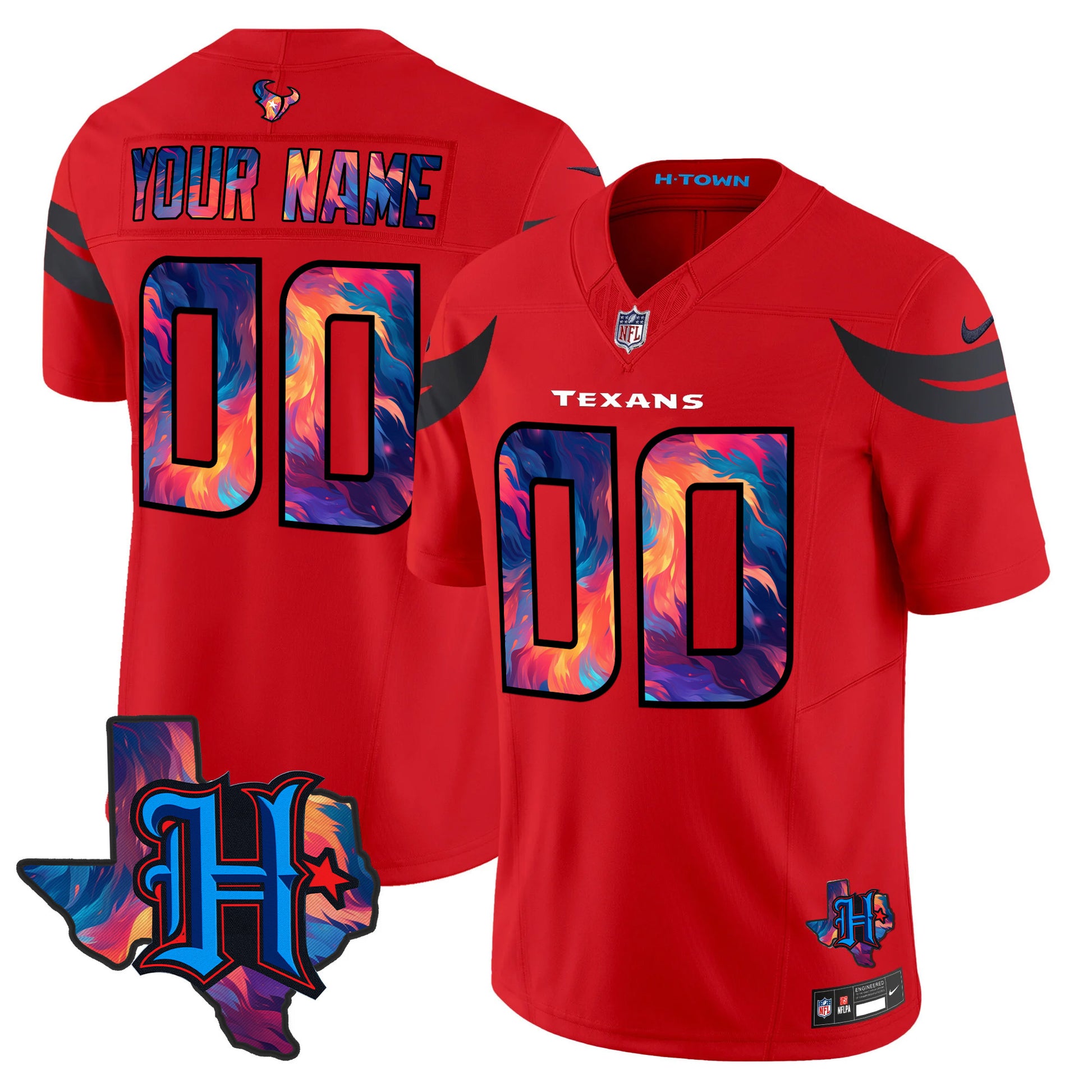 Houston Texans 2024 Special Vapor Limited Custom Jersey - All Stitched