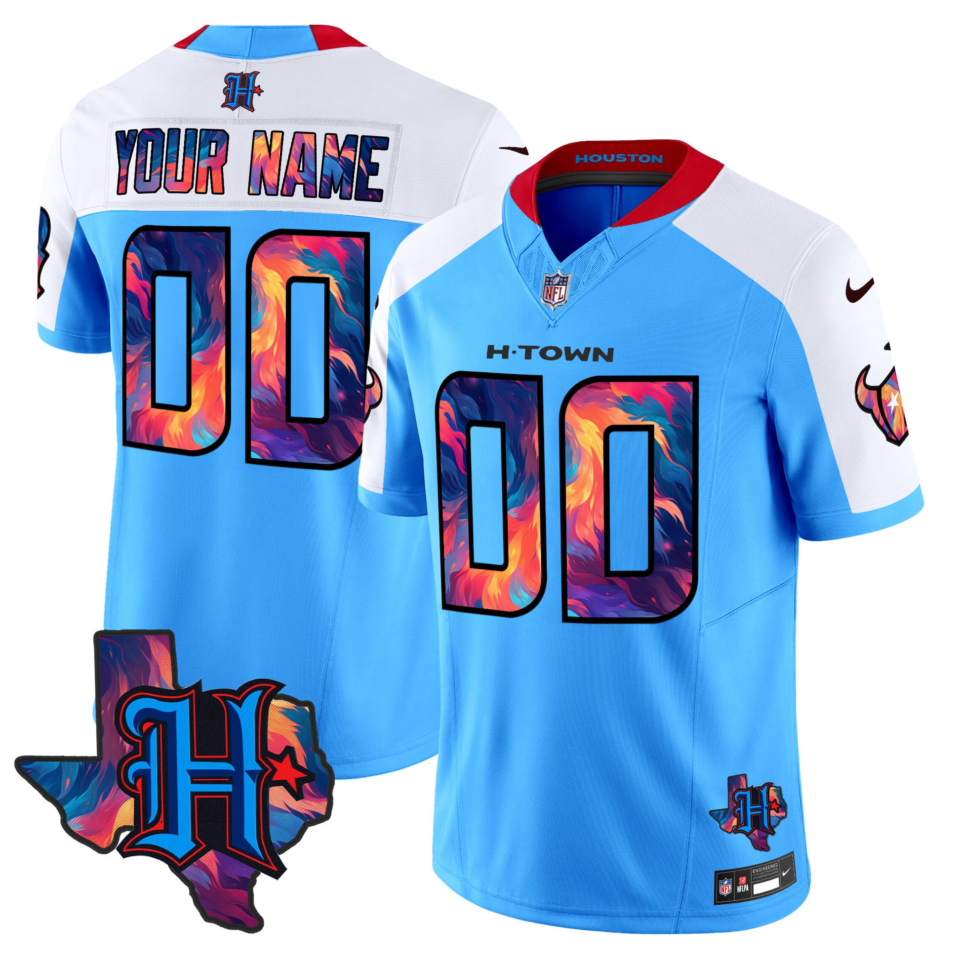 Houston Texans 2024 Special Vapor Limited Custom Jersey - All Stitched