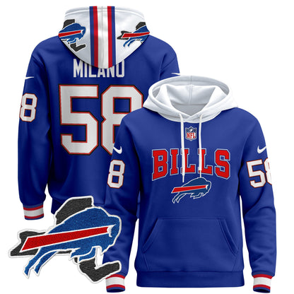 Men's Buffalo Bills 2024 Pullover Hoodie V3 - All Stitched