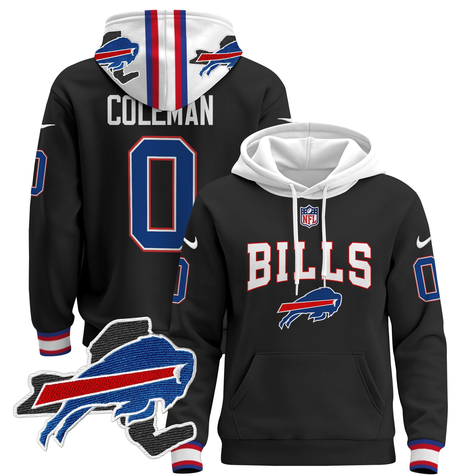 Men's Buffalo Bills 2024 Pullover Hoodie V3 - All Stitched