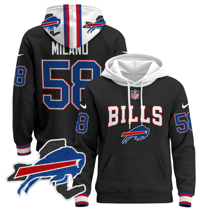 Men's Buffalo Bills 2024 Pullover Hoodie V3 - All Stitched