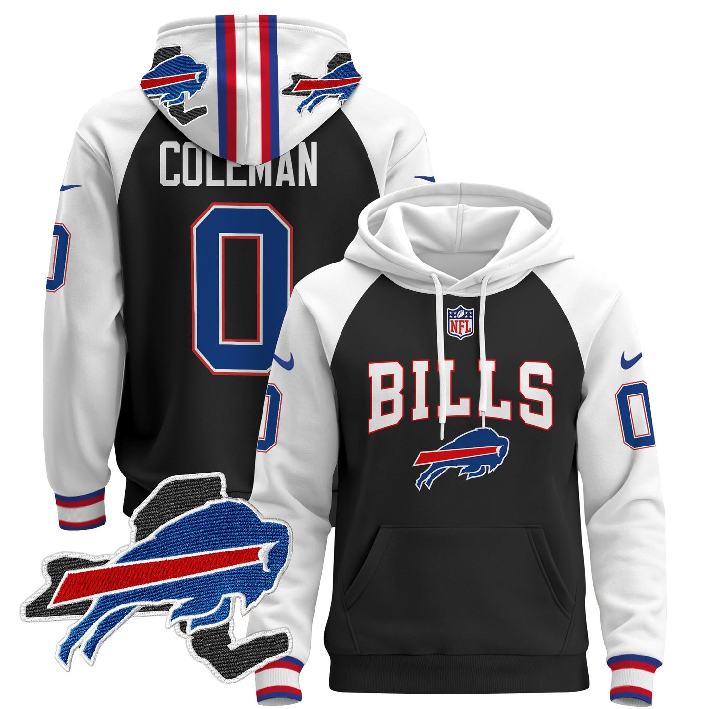 Men's Buffalo Bills 2024 Pullover Hoodie V3 - All Stitched