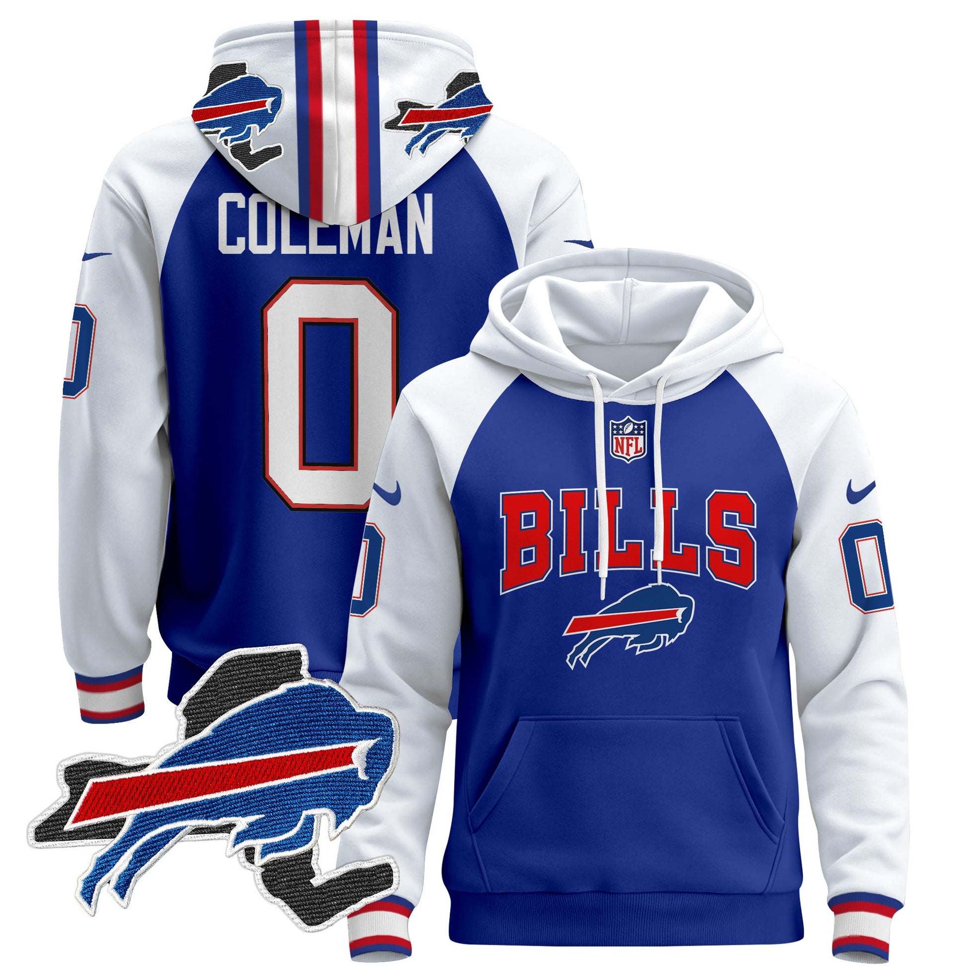 Men's Buffalo Bills 2024 Pullover Hoodie V3 - All Stitched