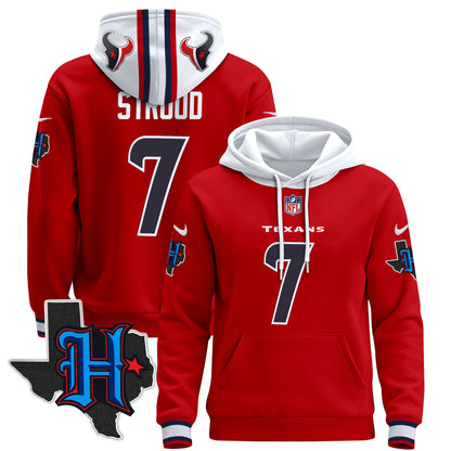 Men's Houston Texans 2024 Pullover Hoodie - All Stitched