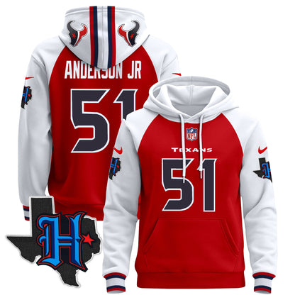 Men's Houston Texans 2024 Pullover Hoodie - All Stitched