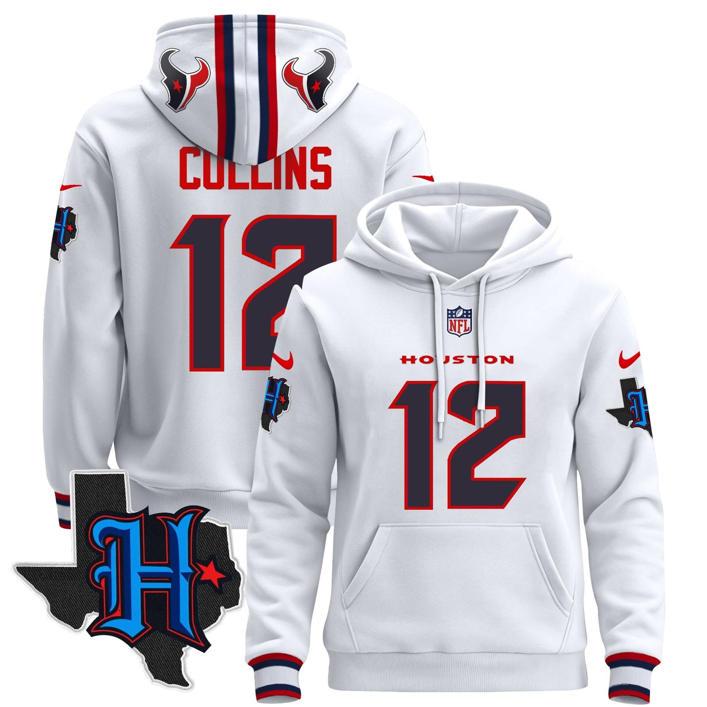 Men's Houston Texans 2024 Pullover Hoodie - All Stitched