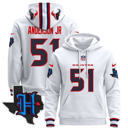 Men's Houston Texans 2024 Pullover Hoodie - All Stitched