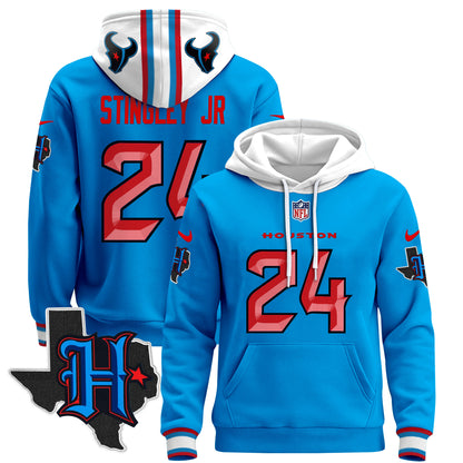 Men's Houston Texans 2024 Pullover Hoodie - All Stitched
