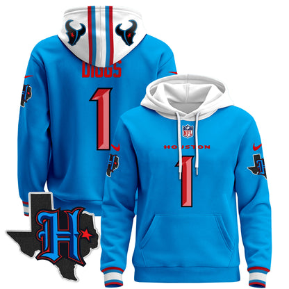 Men's Houston Texans 2024 Pullover Hoodie - All Stitched
