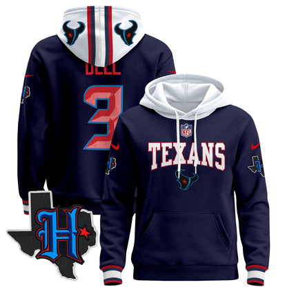 Men's Houston Texans 2024 Pullover Hoodie V3 - All Stitched