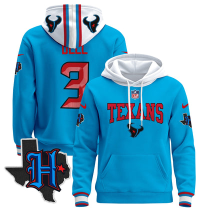 Men's Houston Texans 2024 Pullover Hoodie V3 - All Stitched