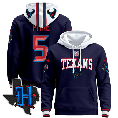 Men's Houston Texans 2024 Pullover Hoodie V3 - All Stitched