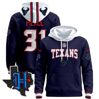 Men's Houston Texans 2024 Pullover Hoodie V3 - All Stitched