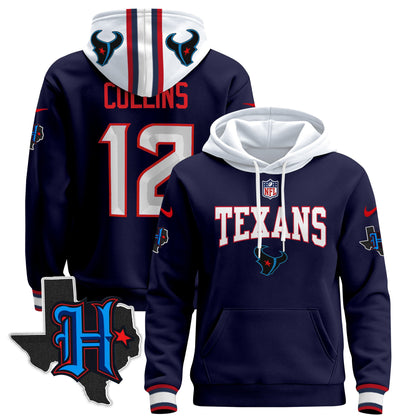 Men's Houston Texans 2024 Pullover Hoodie V3 - All Stitched