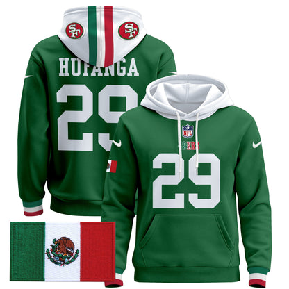 Men's 49ers Mexico 2024 Pullover Hoodie - All Stitched