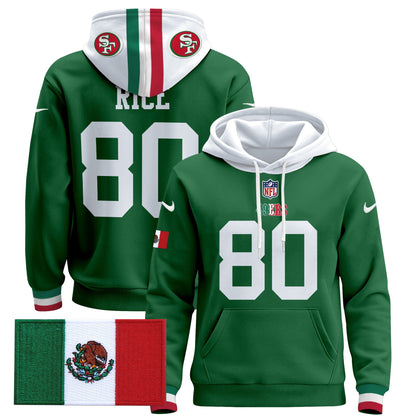 Men's 49ers Mexico 2024 Pullover Hoodie - All Stitched