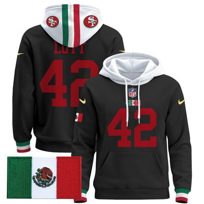 Men's 49ers Mexico 2024 Pullover Hoodie - All Stitched