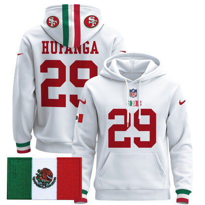Men's 49ers Mexico 2024 Pullover Hoodie - All Stitched