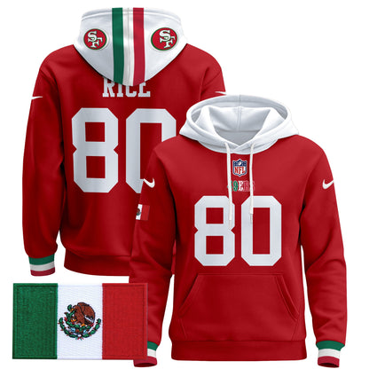Men's 49ers Mexico 2024 Pullover Hoodie - All Stitched