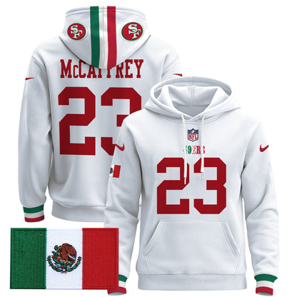 Men's 49ers Mexico 2024 Pullover Hoodie - All Stitched