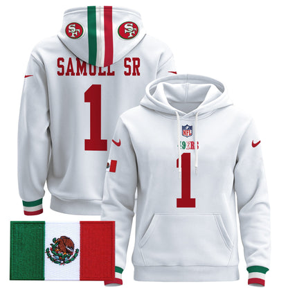 Men's 49ers Mexico 2024 Pullover Hoodie - All Stitched
