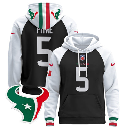 Men's Houston Texans Mexico 2024 Pullover Hoodie - All Stitched