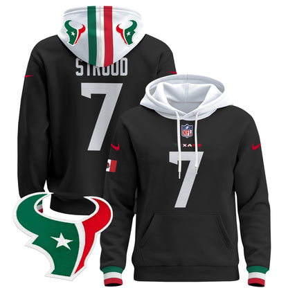 Men's Houston Texans Mexico 2024 Pullover Hoodie - All Stitched