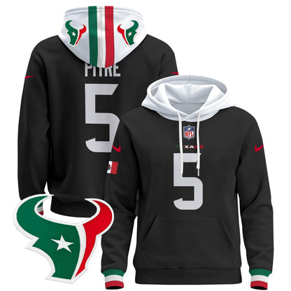 Men's Houston Texans Mexico 2024 Pullover Hoodie - All Stitched