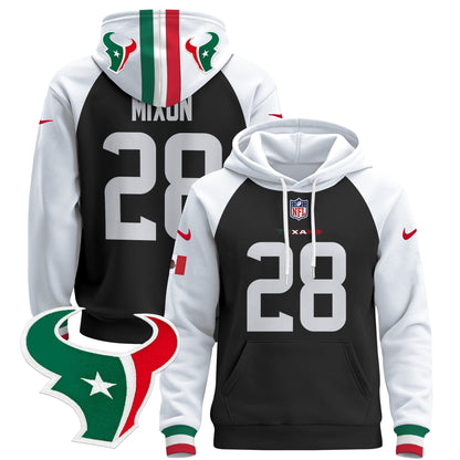Men's Houston Texans Mexico 2024 Pullover Hoodie - All Stitched