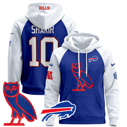 Men's Buffalo Bills OVO 2024 Pullover Hoodie - All Stitched
