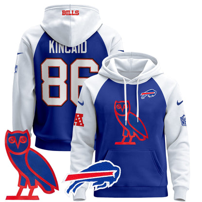 Men's Buffalo Bills OVO 2024 Pullover Hoodie - All Stitched