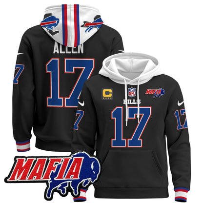 Men's Buffalo Bills 2024 Bills Mafia Patch Pullover Hoodie - All Stitched