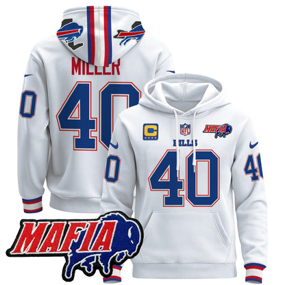 Men's Buffalo Bills 2024 Bills Mafia Patch Pullover Hoodie - All Stitched