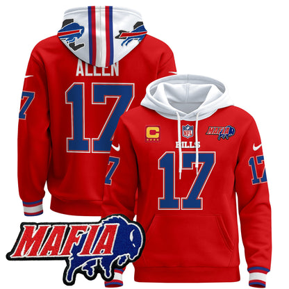 Men's Buffalo Bills 2024 Bills Mafia Patch Pullover Hoodie - All Stitched