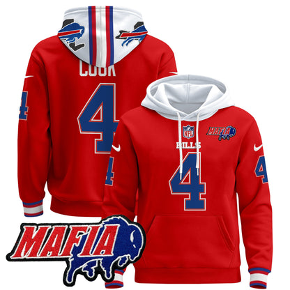 Men's Buffalo Bills 2024 Bills Mafia Patch Pullover Hoodie - All Stitched