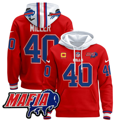 Men's Buffalo Bills 2024 Bills Mafia Patch Pullover Hoodie - All Stitched