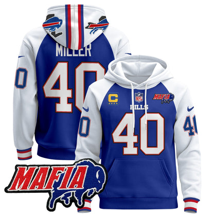 Men's Buffalo Bills 2024 Bills Mafia Patch Pullover Hoodie - All Stitched
