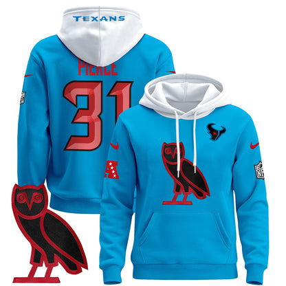 Men's Houston Texans OVO 2024 Pullover Hoodie - All Stitched