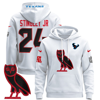 Men's Houston Texans OVO 2024 Pullover Hoodie - All Stitched