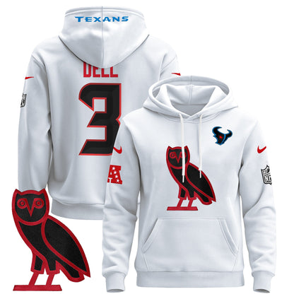 Men's Houston Texans OVO 2024 Pullover Hoodie - All Stitched