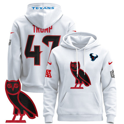 Men's Houston Texans OVO 2024 Pullover Hoodie - All Stitched