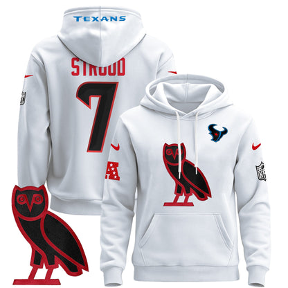 Men's Houston Texans OVO 2024 Pullover Hoodie - All Stitched