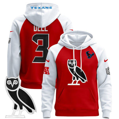 Men's Houston Texans OVO 2024 Pullover Hoodie - All Stitched