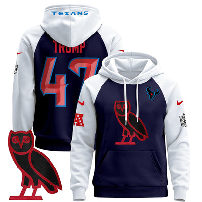 Men's Houston Texans OVO 2024 Pullover Hoodie - All Stitched