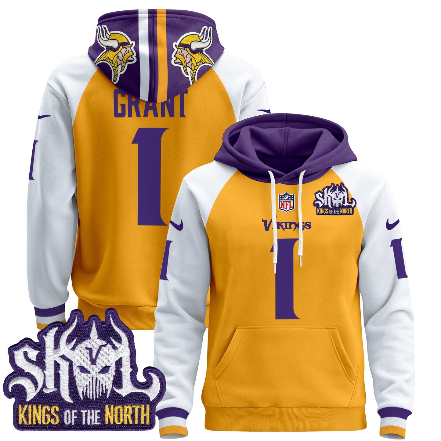 Men's Minnesota Vikings 2025 Pullover Hoodie - All Stitched