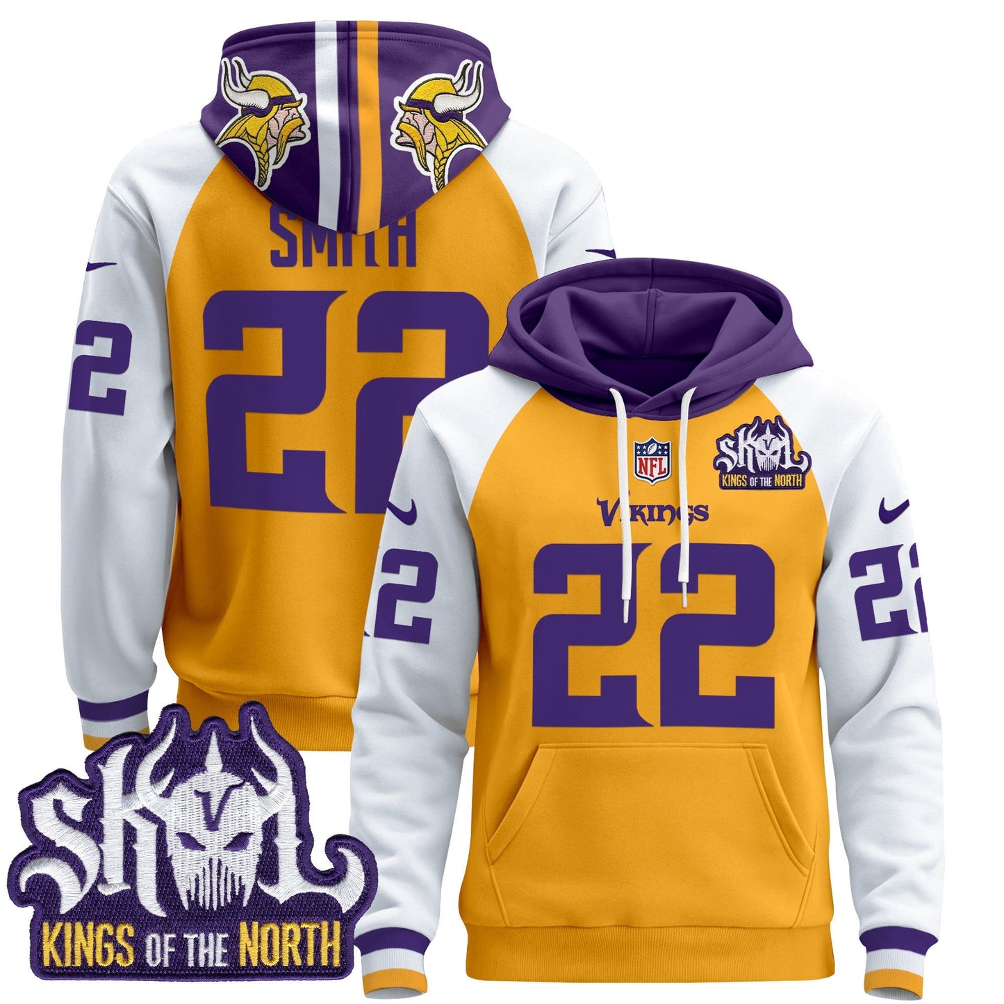 Men's Minnesota Vikings 2025 Pullover Hoodie - All Stitched